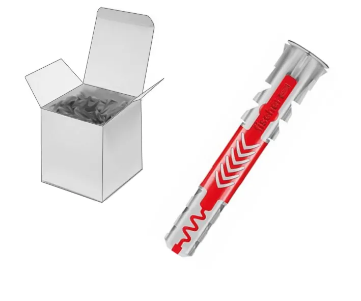 Dübel  6x50mm DUOPOWER 6mm Dübel -- 100-St Pack ----