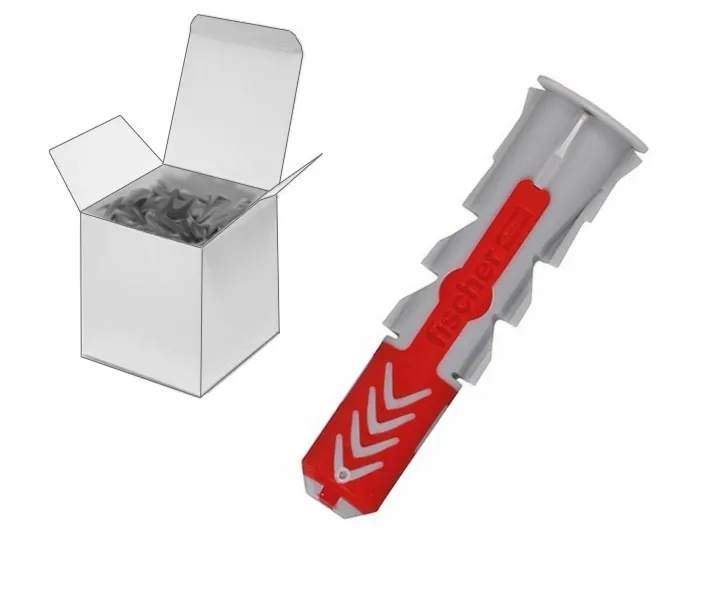 Dübel  8x40mm DUOPOWER 8mm Dübel -- 100-St Pack ---