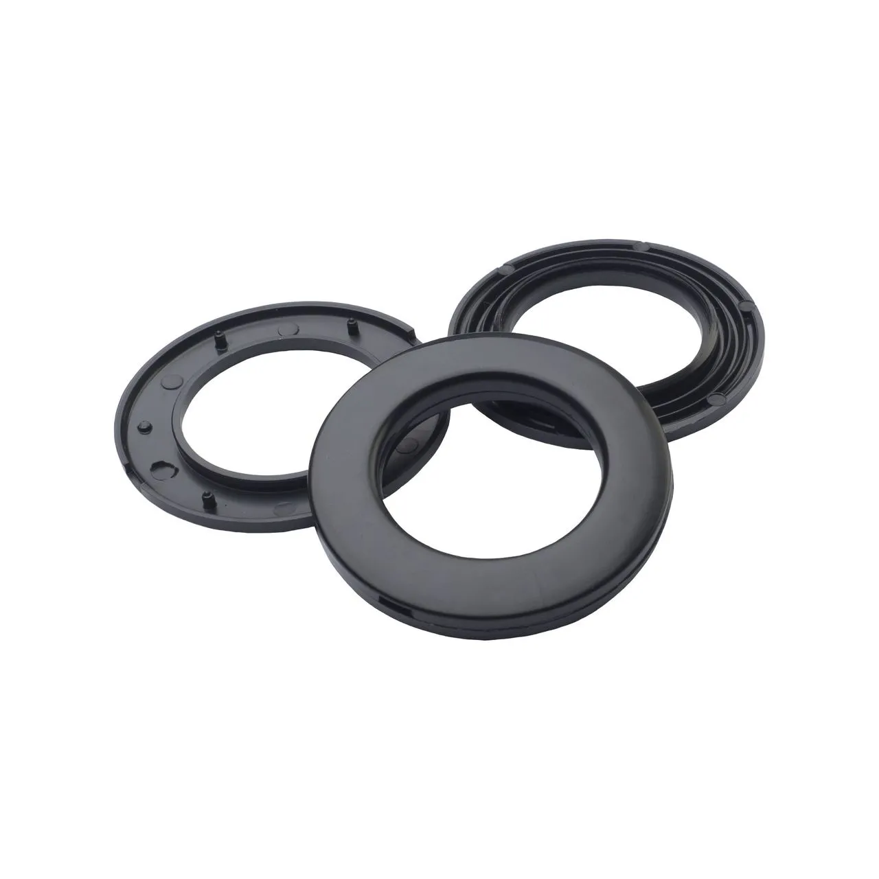 Stoffösen Gardinenösen Vorhangösen 33 mm Ø schwarz, 10 Stück