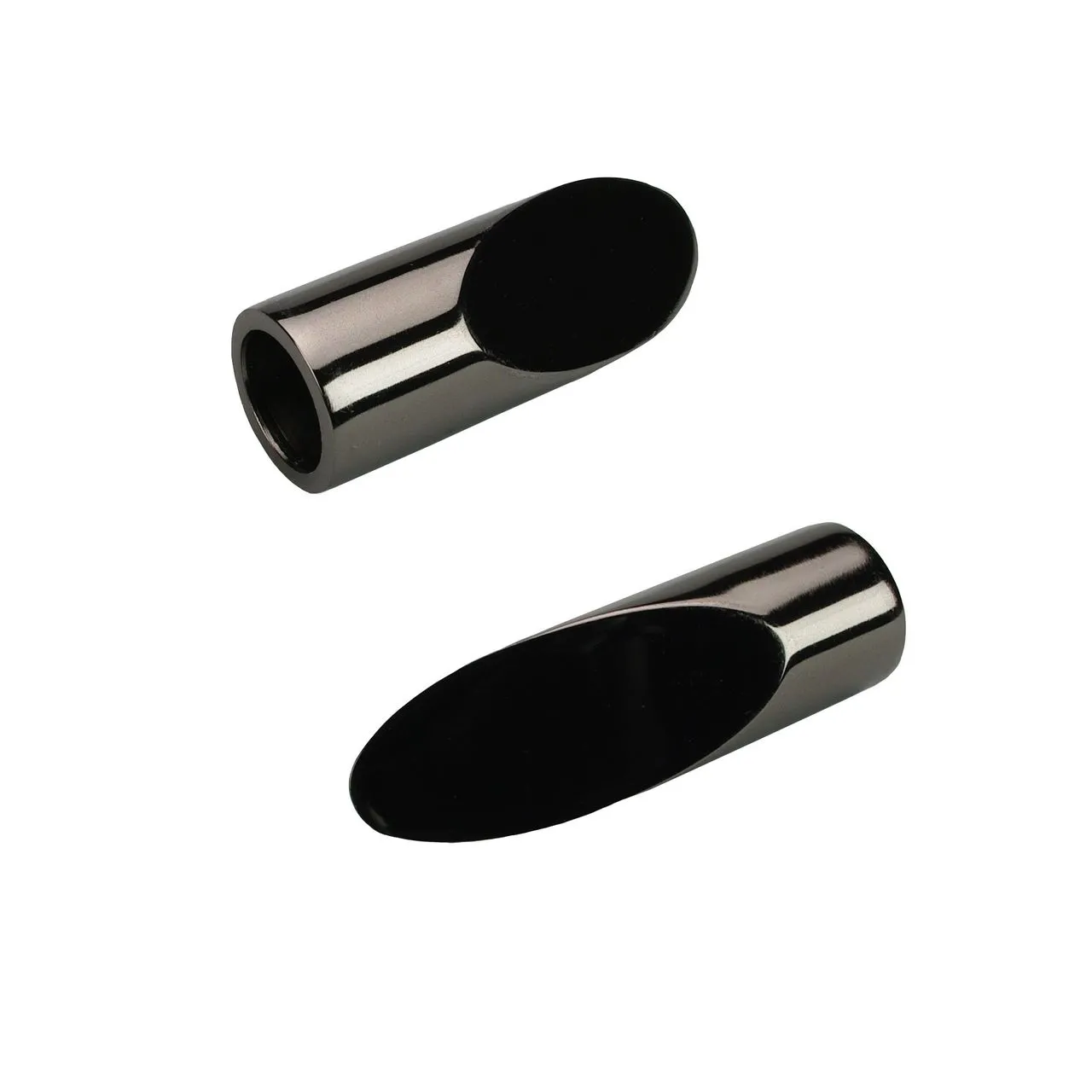 Endstück Endknopf für Stilstange Gardinenstange Profilrohr 16 mm Ø, Cut, titan