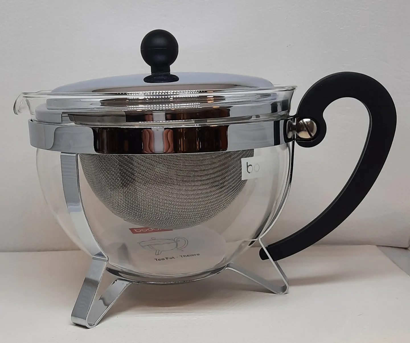 CHAMBORD Teebereiter 1,3l mit Edelstahlfilter und Edelstahldeckel