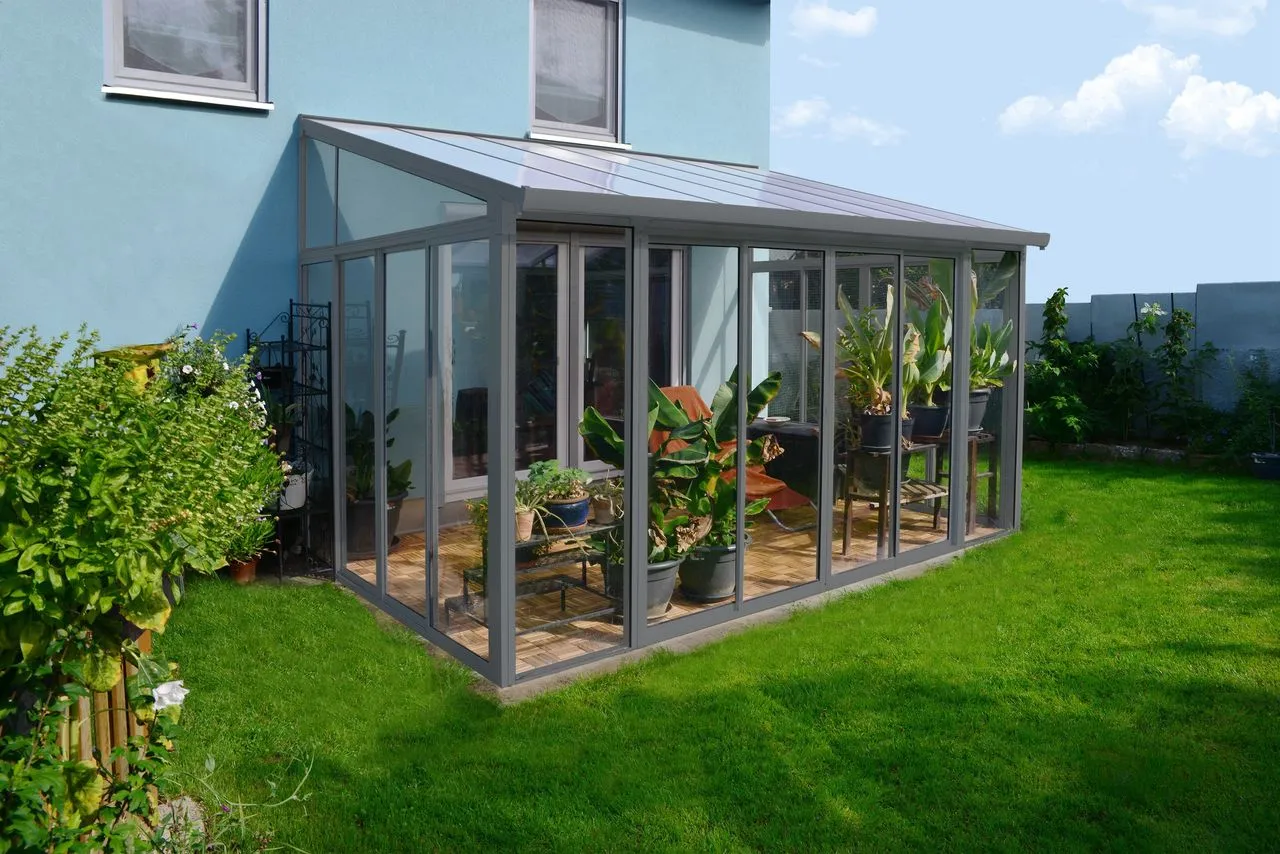 Wintergarten "San Remo", 3x4.25, Grey