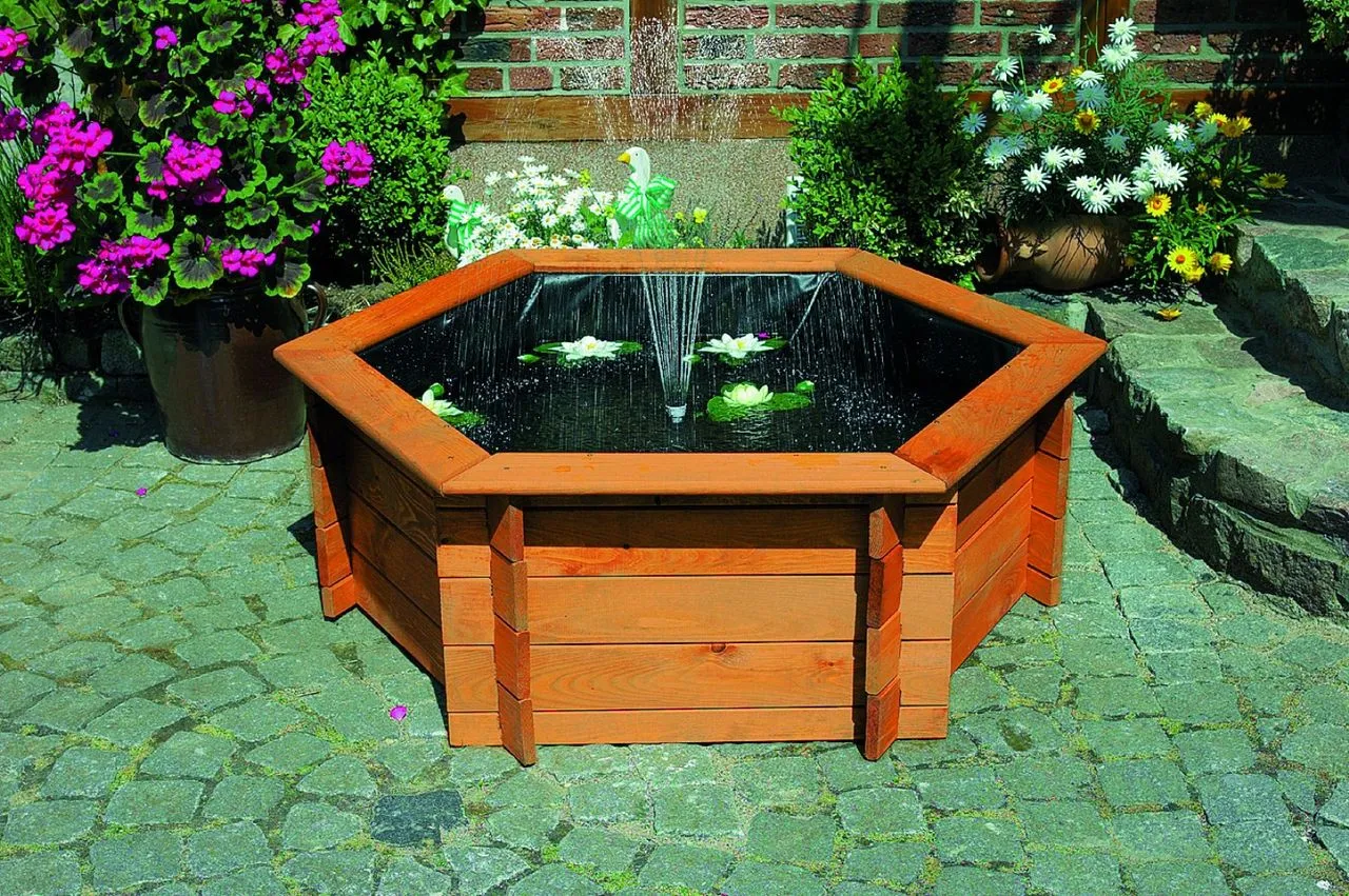 Promadino Sechseck-Hochteich 125 cm