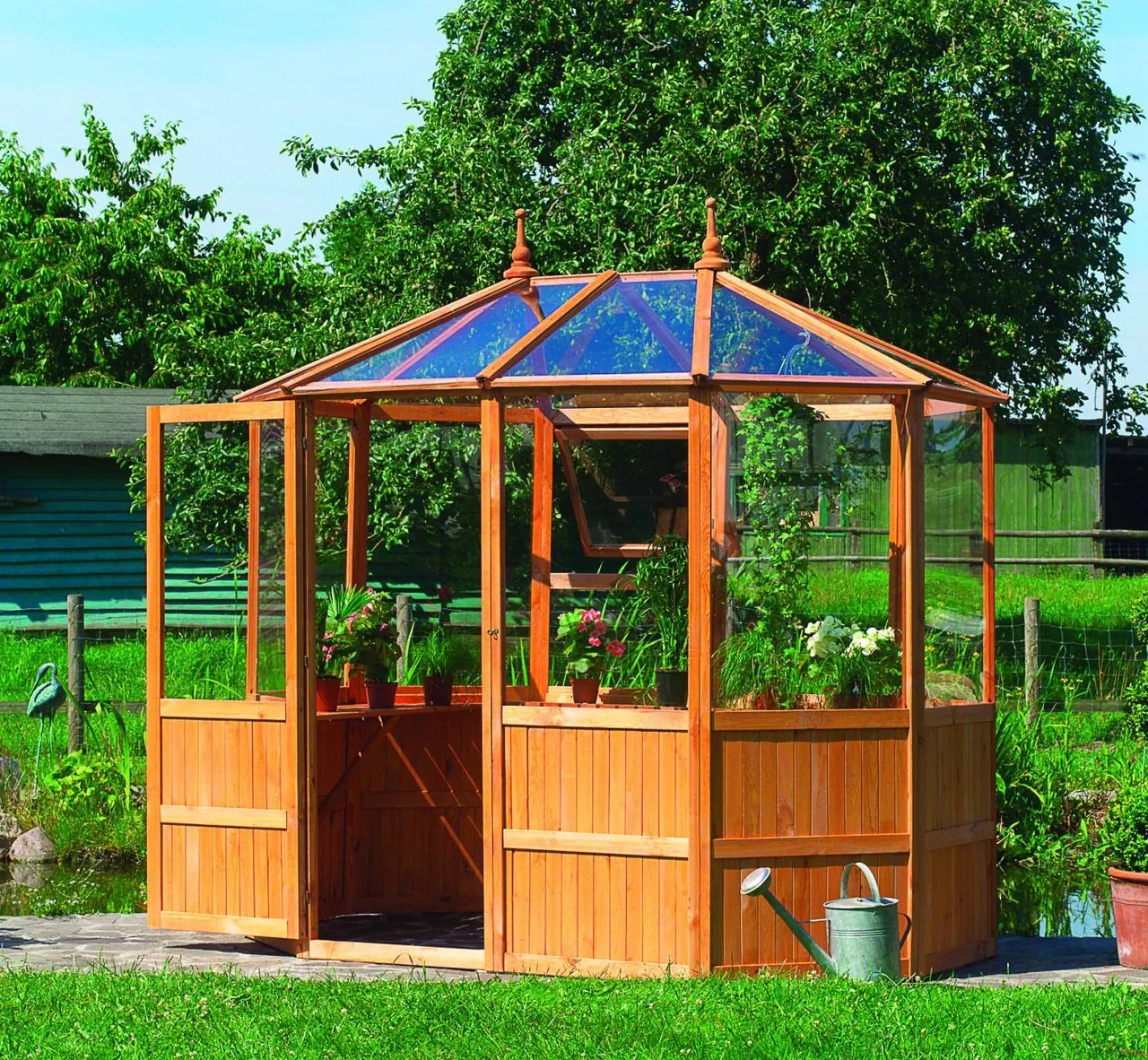 Promadino Gewächshaus Capri groß