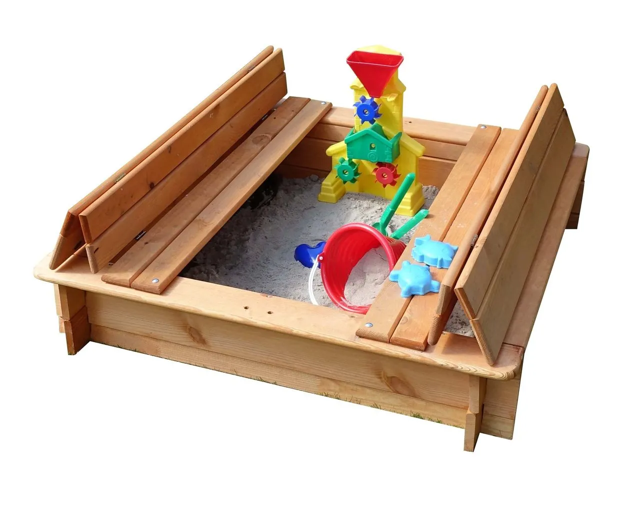 Promadino Sandkasten Donald 100x100 cm