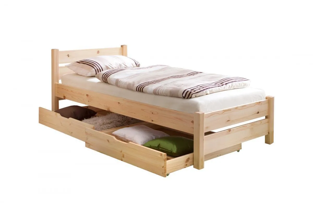 Einzelbett "Bora" 90x200 Natur