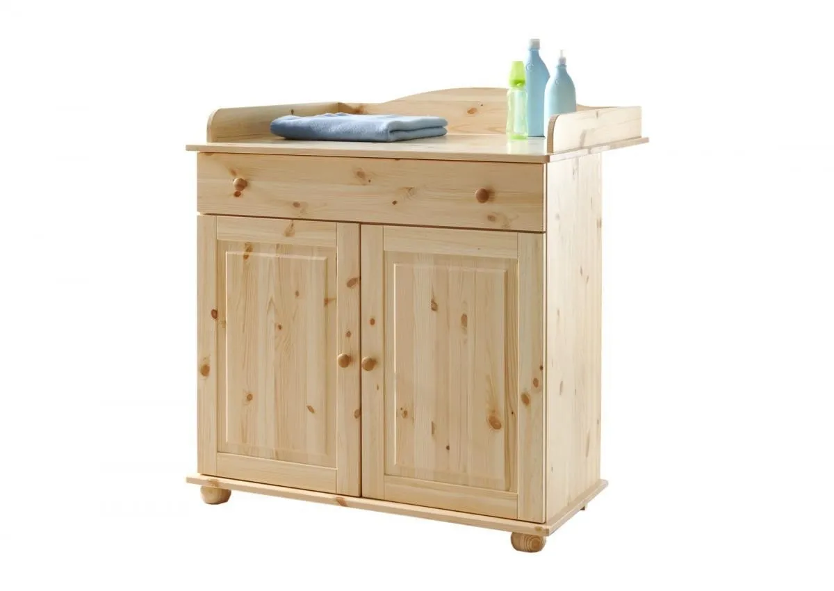 Baby Wickelkommode "Adam" Kiefer Natur