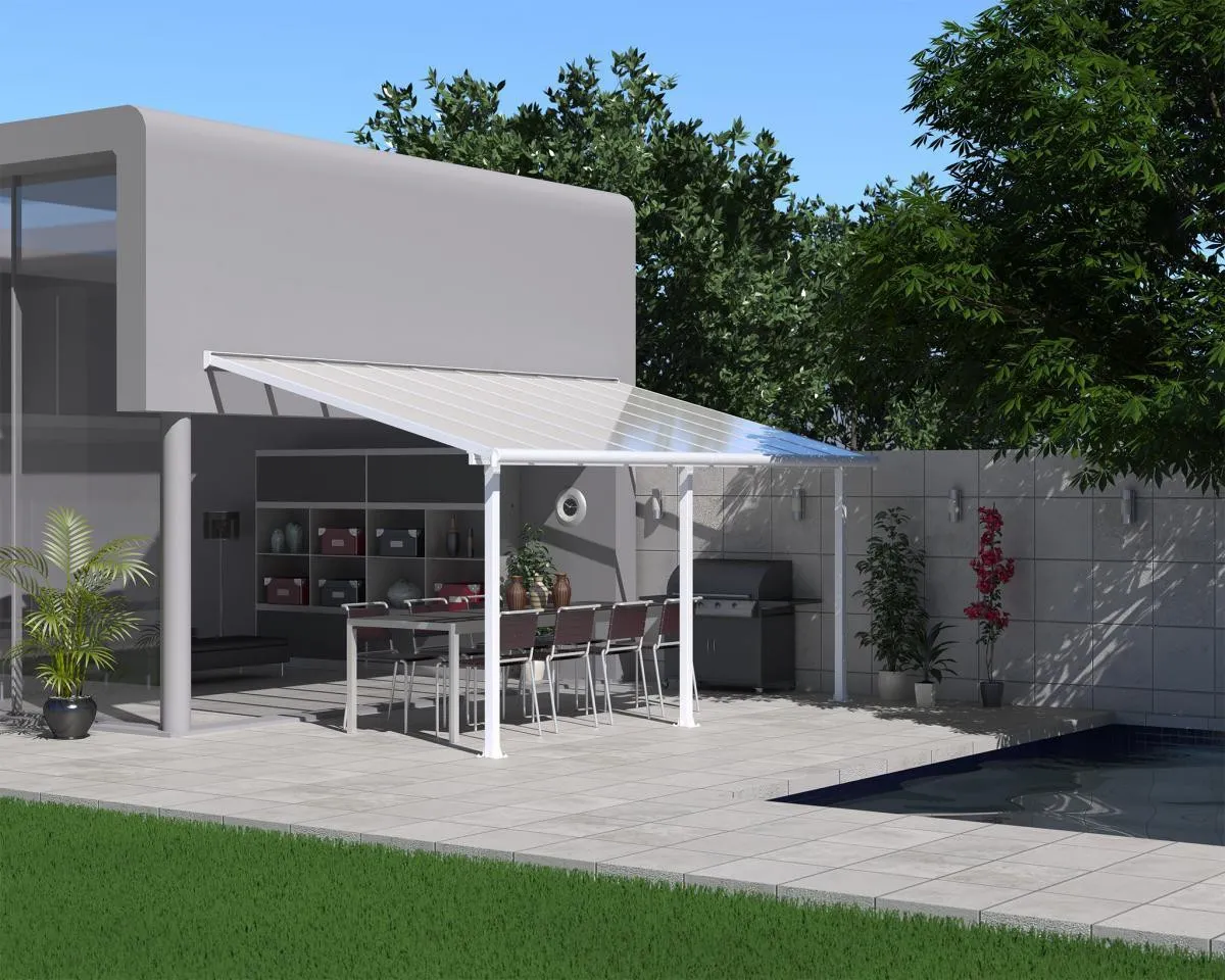 Terrassenüberdachung Olympia 3X5.4 Weiß