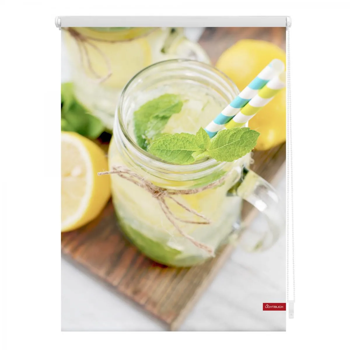 Rollo Klemmfix, ohne Bohren, blickdicht, Limo - Gelb, 120 x 150 cm (B x L)