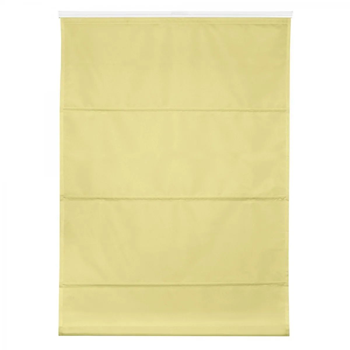 Raffrollo Klemmfix TOP, ohne Bohren, verspannt Gelb, 60 cm x 130 cm (B x L)