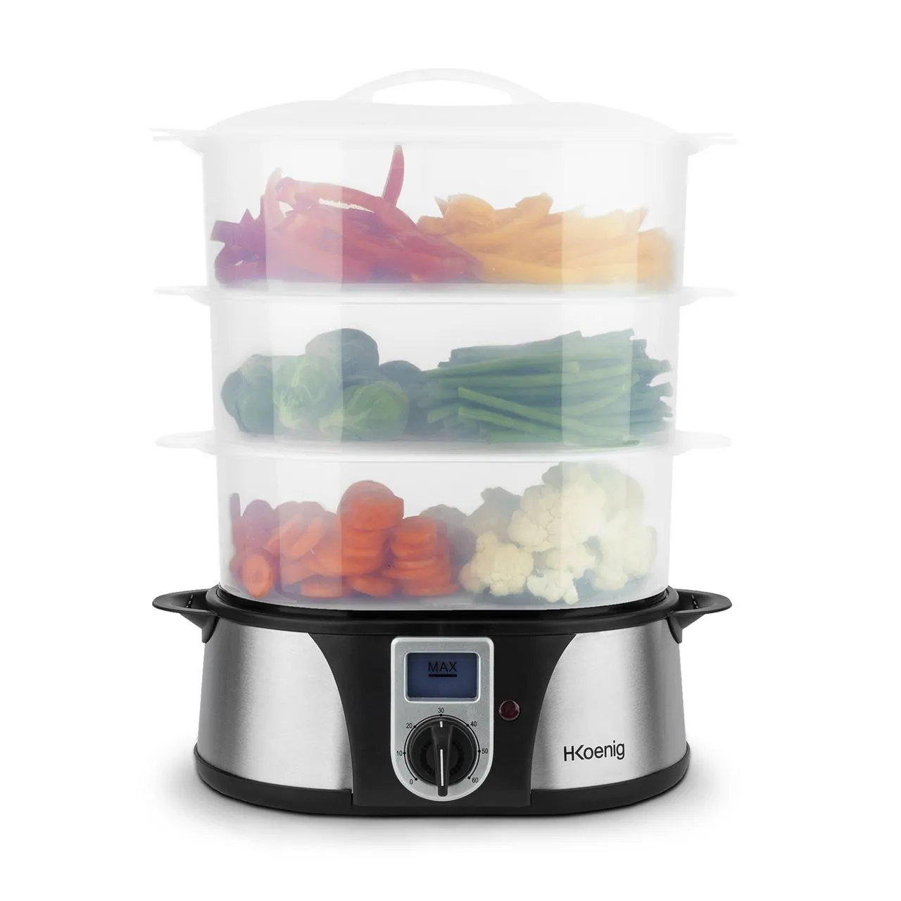 Elektrischer Dampfgarer VAP12 Schwarz