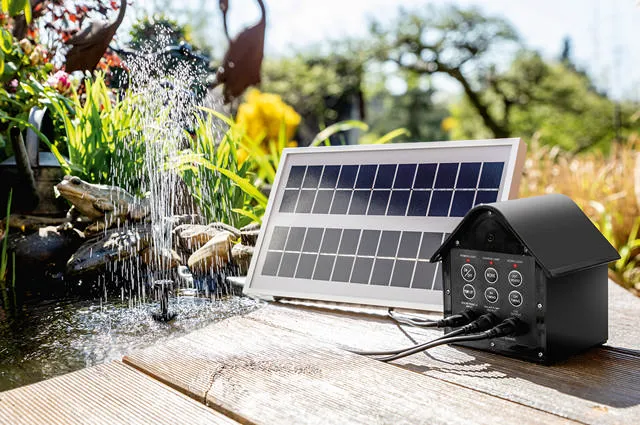 Solar-Teichpumpen-Komplett-Set