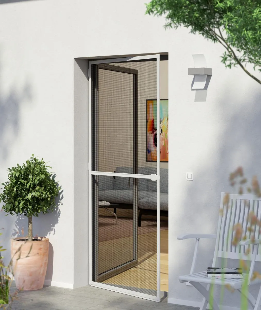 IS-Tür 100x210cm Insektenschutz Weiß