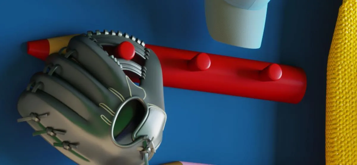 kids Bleistift-Garderobe Stifto Rot