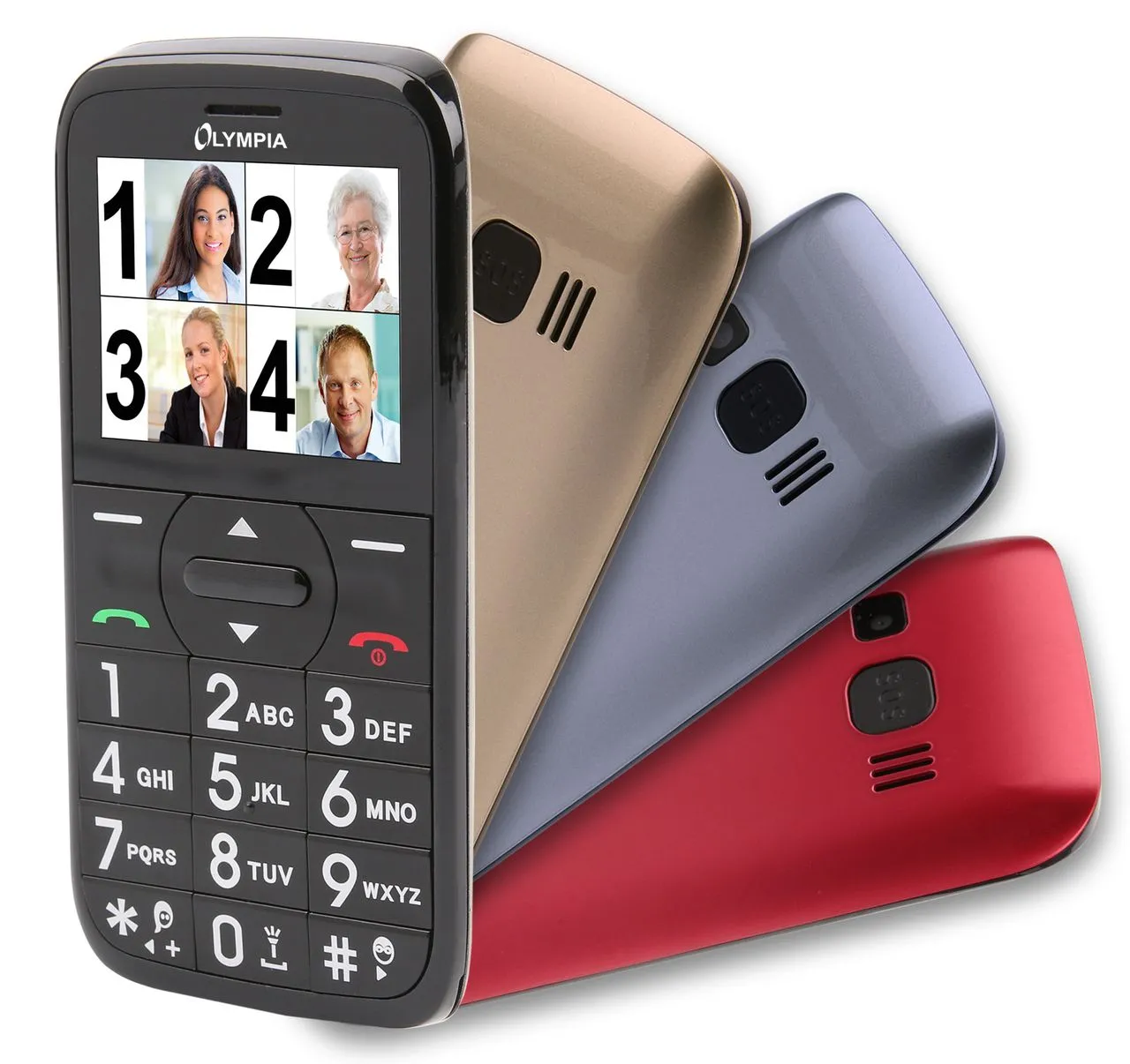 *Mobiltelefon OLYMPIA Happy II