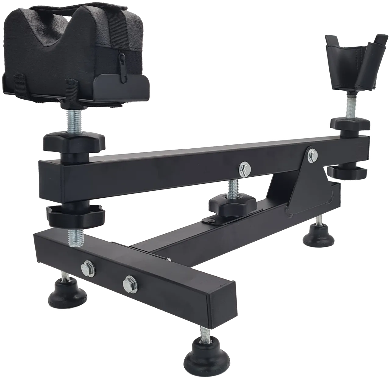 Berger & Schröter | Einschießhilfe aus Stahl, Einschießbock mit Auflage, höhenverstellbar