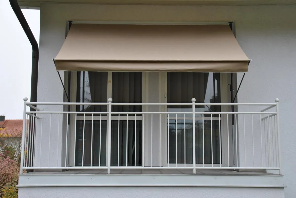 Klemmmarkise taupe 400 cm