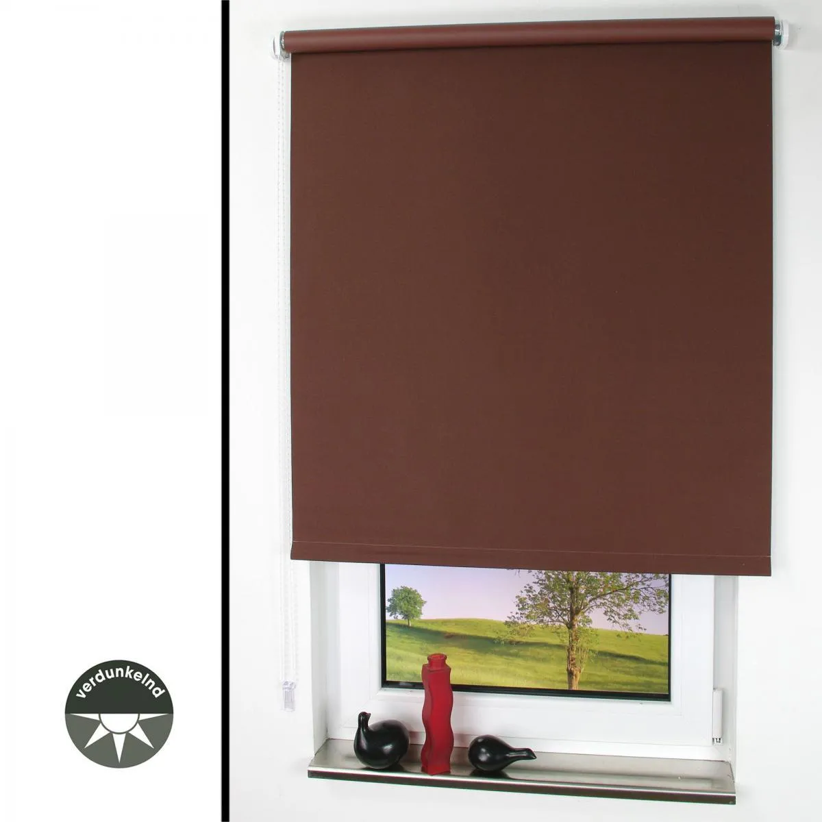 Seitenzugrollo 082 x 180 cm cappuccino