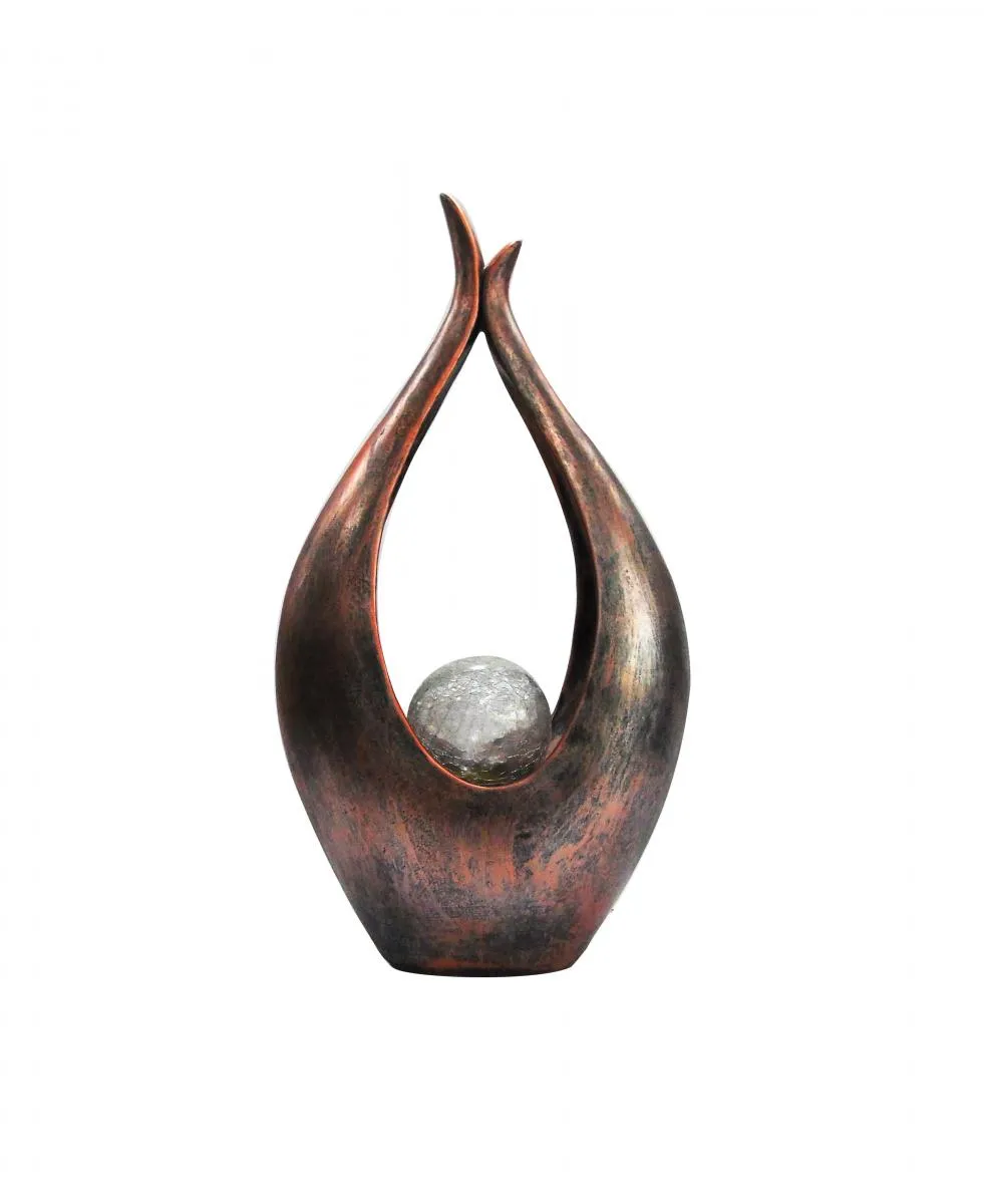 Lighting - SOLARLEUCHTE KUNSTSTOFF BRONZEFARBEN, 1XLED - Solarleuchte Kunststoff bronzefarben, LED