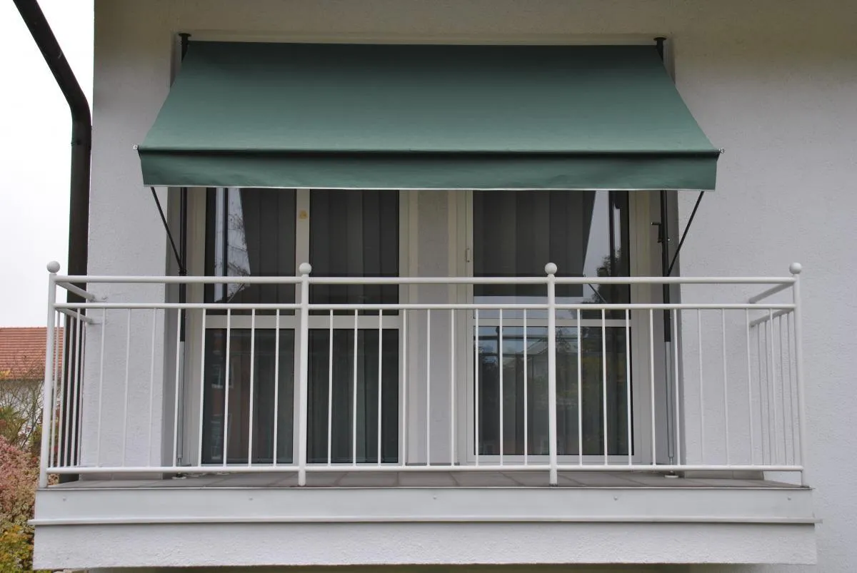 Klemmmarkise grün 400 cm