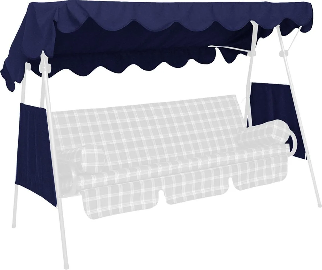 Sonnendach 200 x 120 cm Swingtex blau