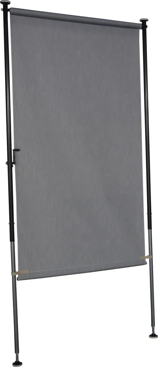 Balkonsichtschutz hellgrau 120 cm