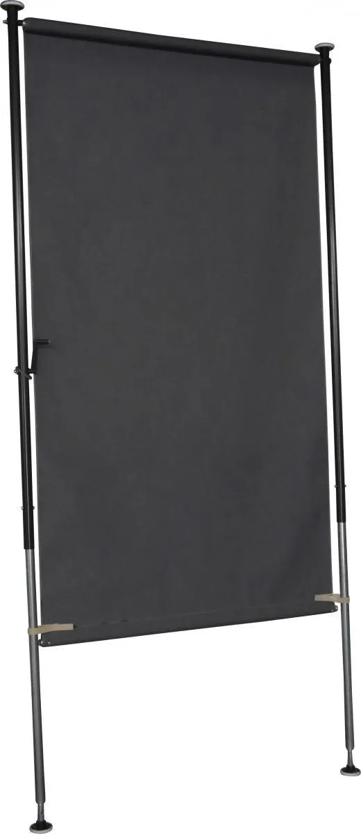 Balkonsichtschutz dunkelgrau 150 cm
