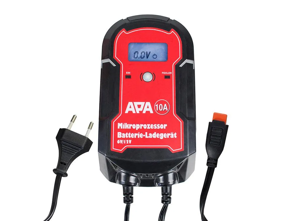 Mikroprozessor Batterie-Ladegerät 6/12V 10A