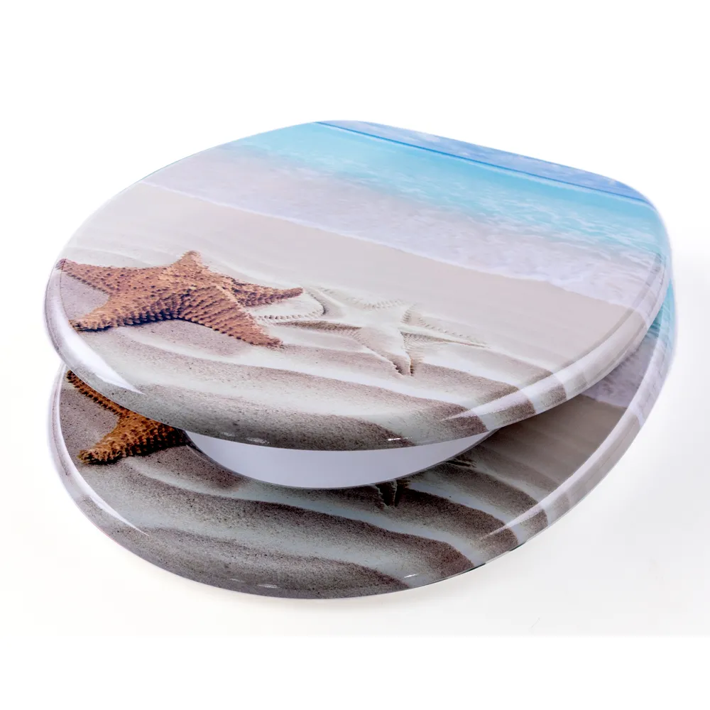 Design-WC-Sitz mit Absenkautomatik Seestern