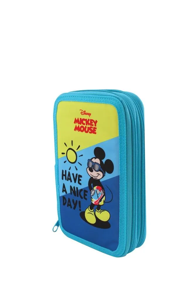 Schüleretui Doppeldecker Disney "Mickey Mouse"