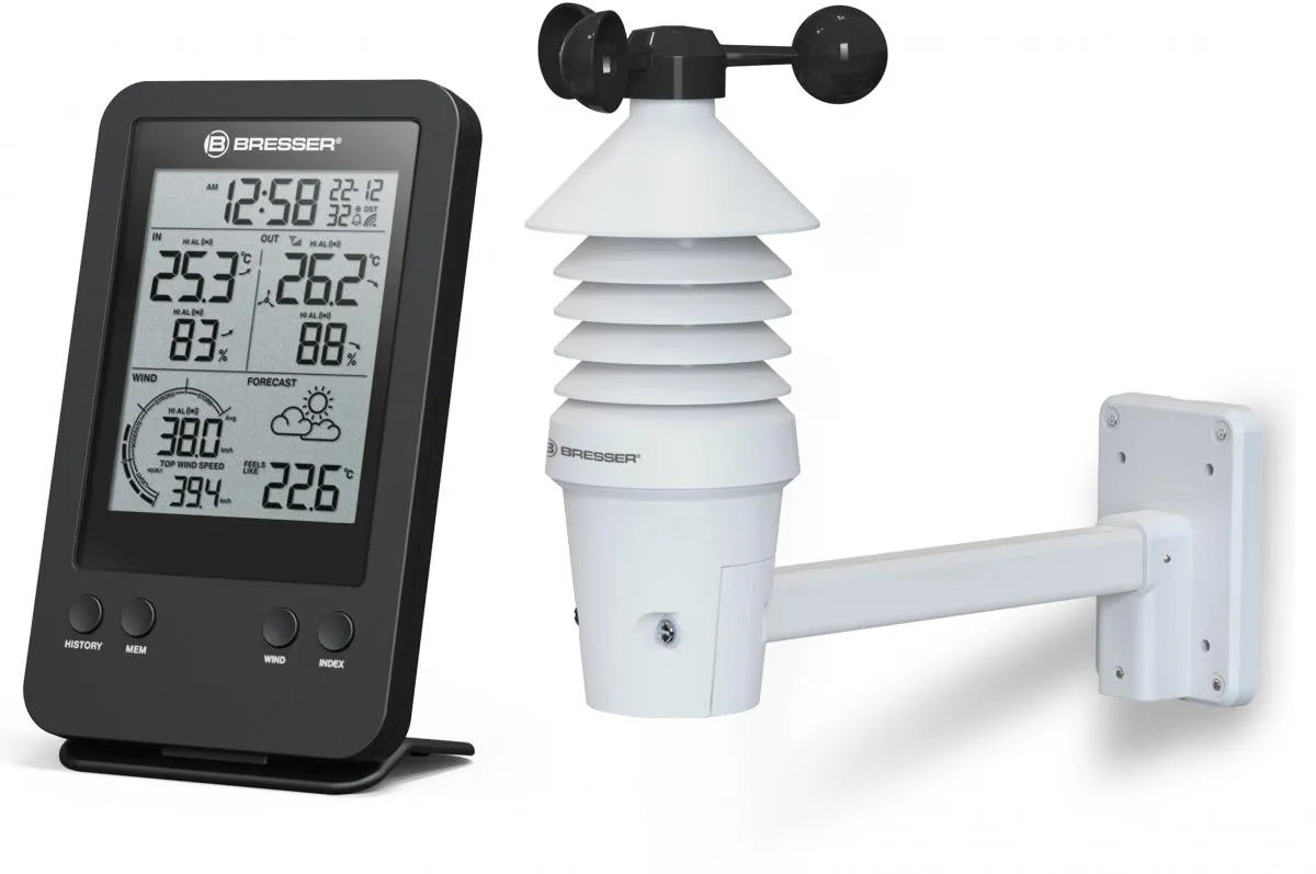 3-in-1 Profi Windmesser inkl. Funkdisplay