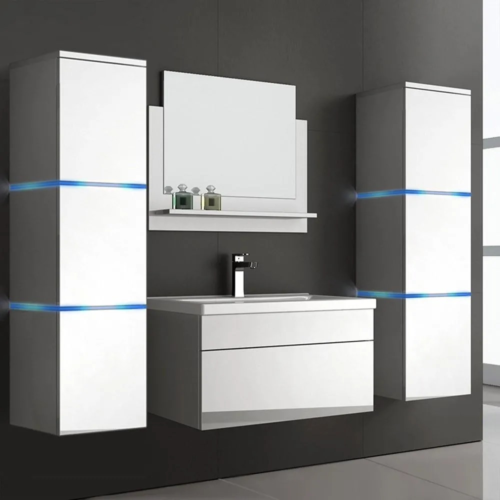 Badmöbel WANGEROOGE XL - weiß