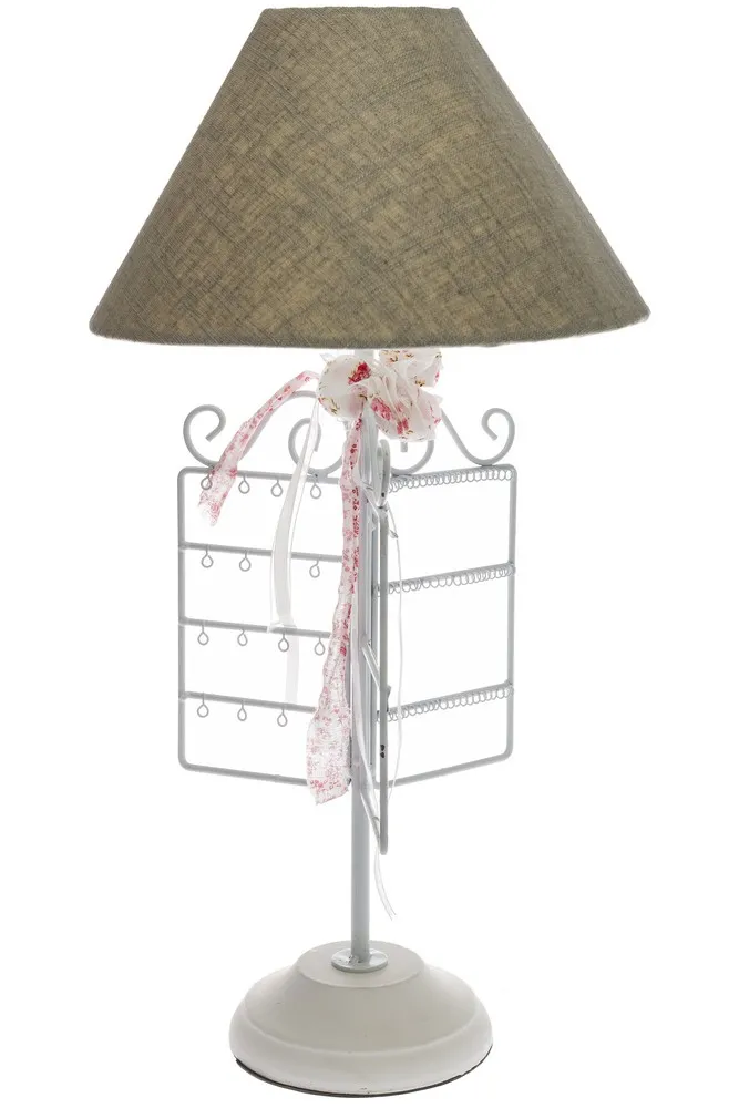 My Flair Schmuckständer Lampe "Aurelia", weiß/grau