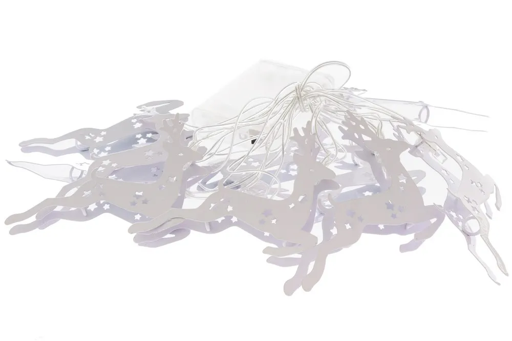 My Flair Lichterkette Rentier, weiß