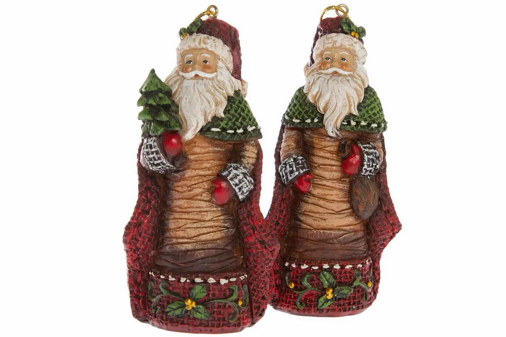 My Flair 2er-Set Nikolaus Hänger, 10,5 cm