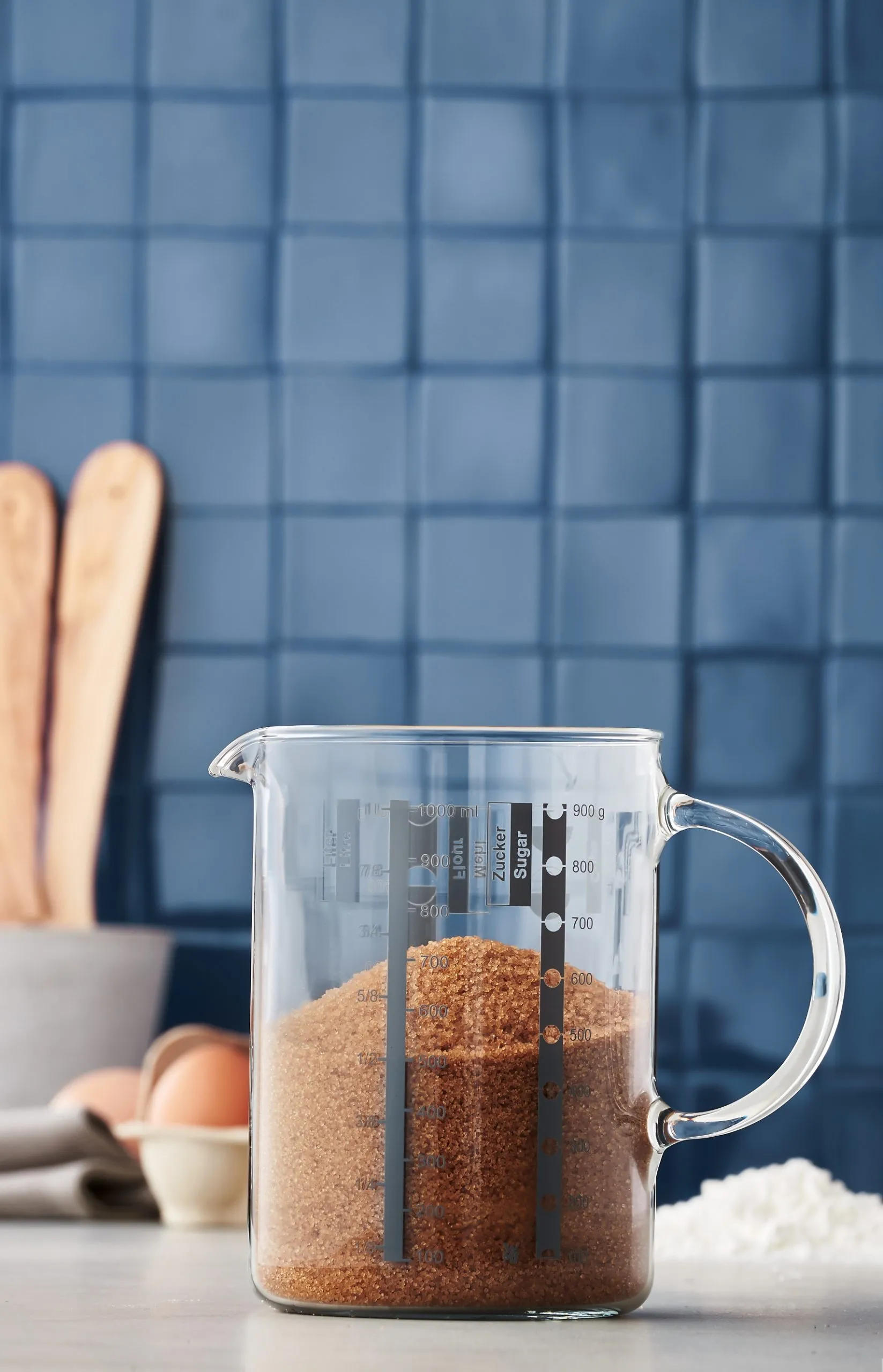 Gourmet Messbecher, 1,0l hitzebeständiges Glas