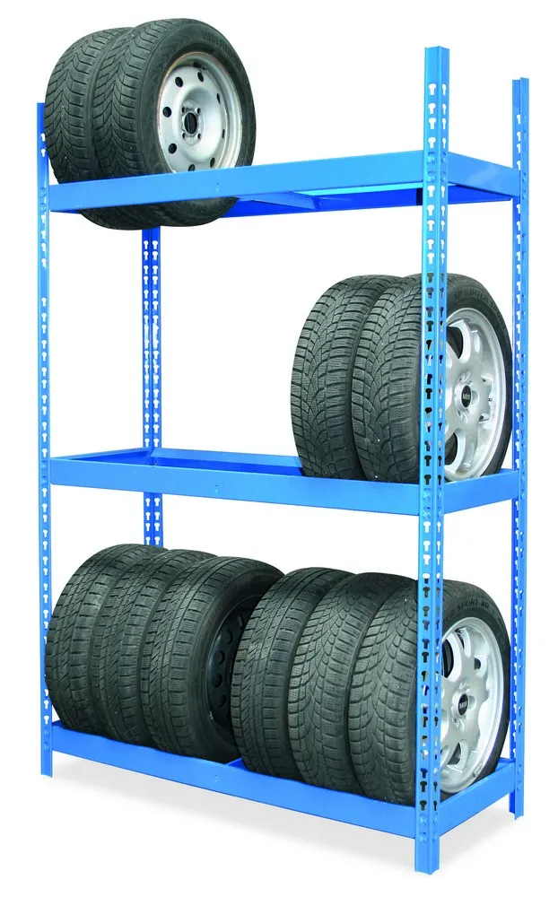 Reifenregal mit 3-Regalebenen