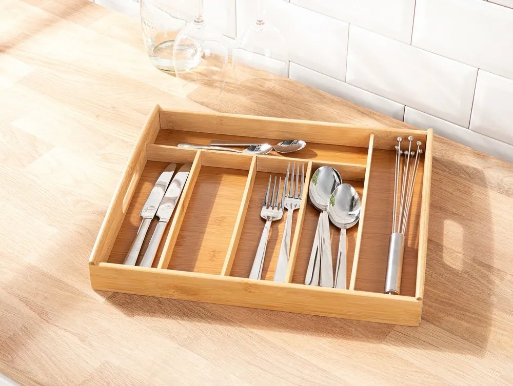 Kesper Bambus Besteckkasten für Schublade