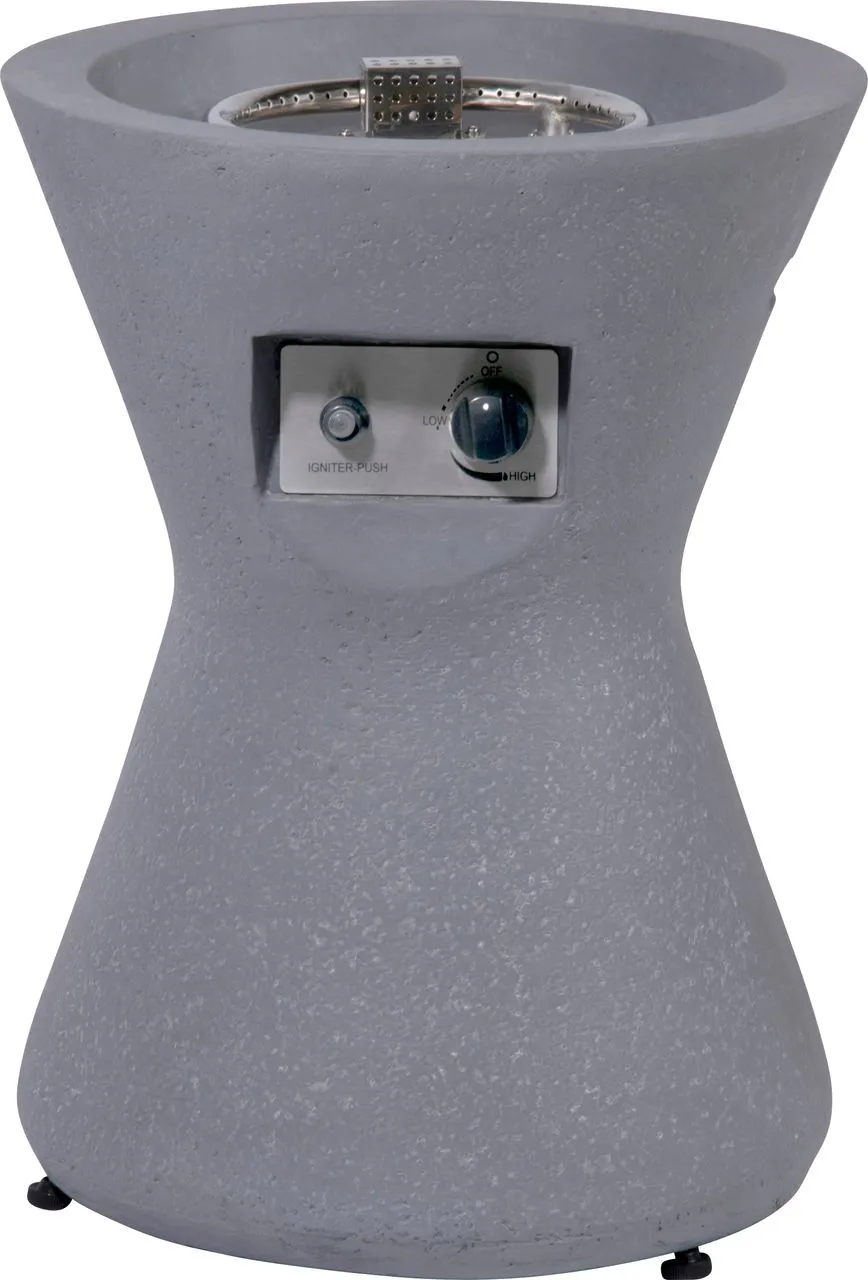 Outdoor Lava-Ofen Conico mit Lavasteinen