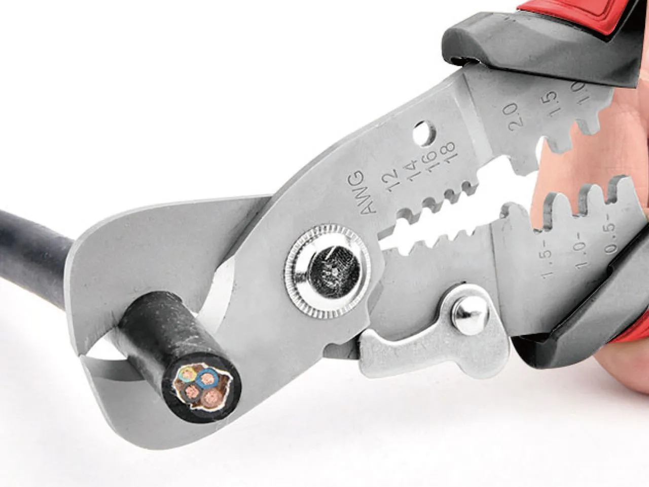 Multifunktionale Elektriker-Schere 180mm