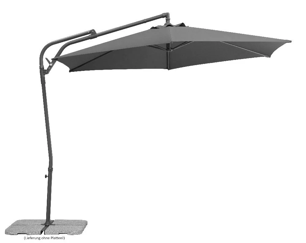 Schneider Ampelschirm Genua, ca. 300 cm Ø, anthrazit