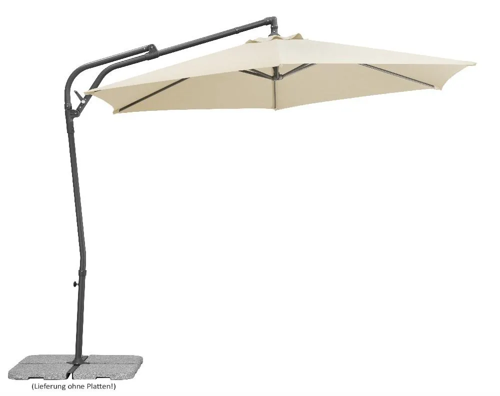 Schneider Ampelschirm Genua, ca. 300 cm Ø,natur