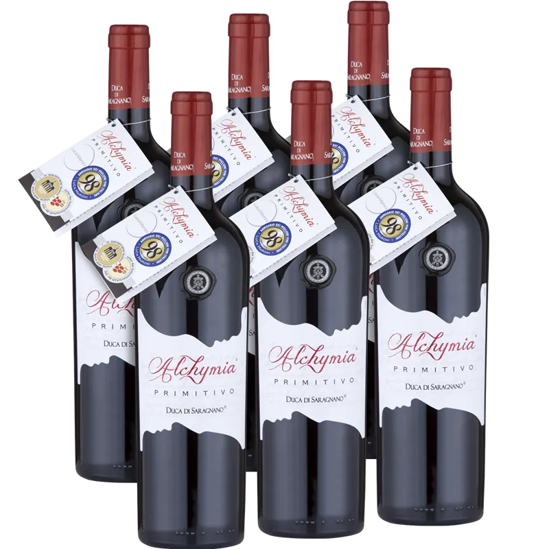 Alchymia Primitivo Puglia IGT 2023 98 LMP - 6er Karton