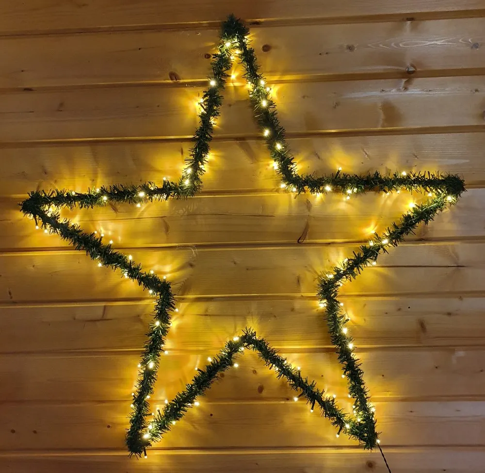 LED Deko-Stern, 100 warmweiße LEDs