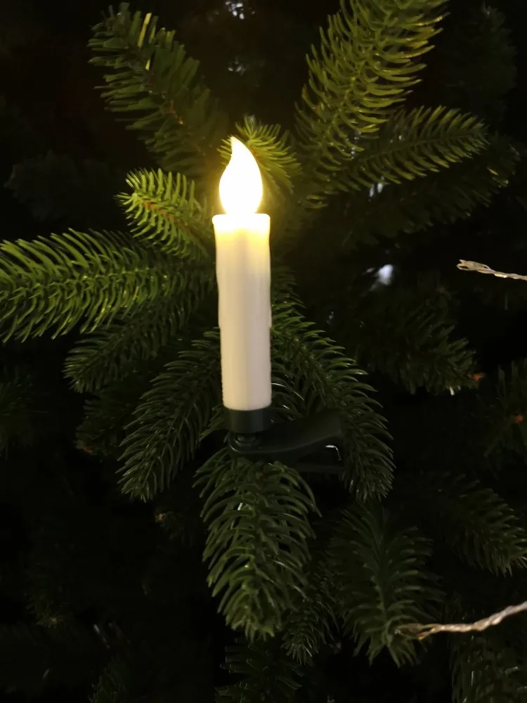 LED-Christbaumkerzen-Set, 10 kabellose Kerzen