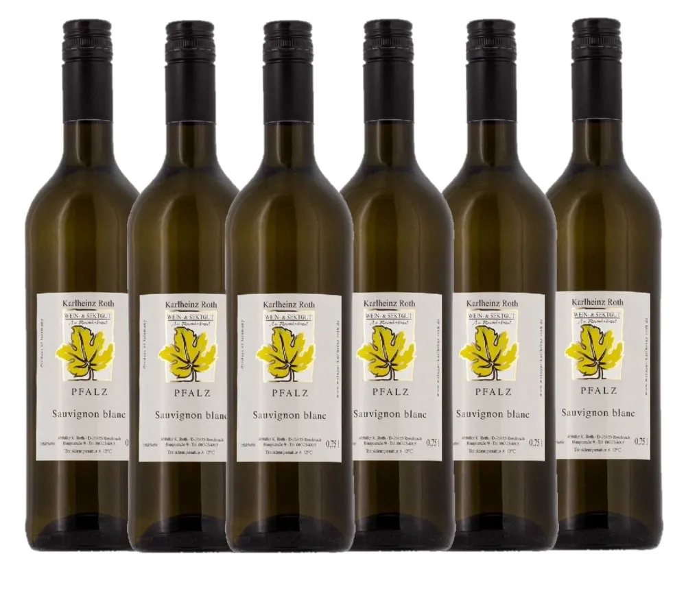 Weingut Karlheinz Roth Sauvignon Blanc QbA 2024 - 6er Karton