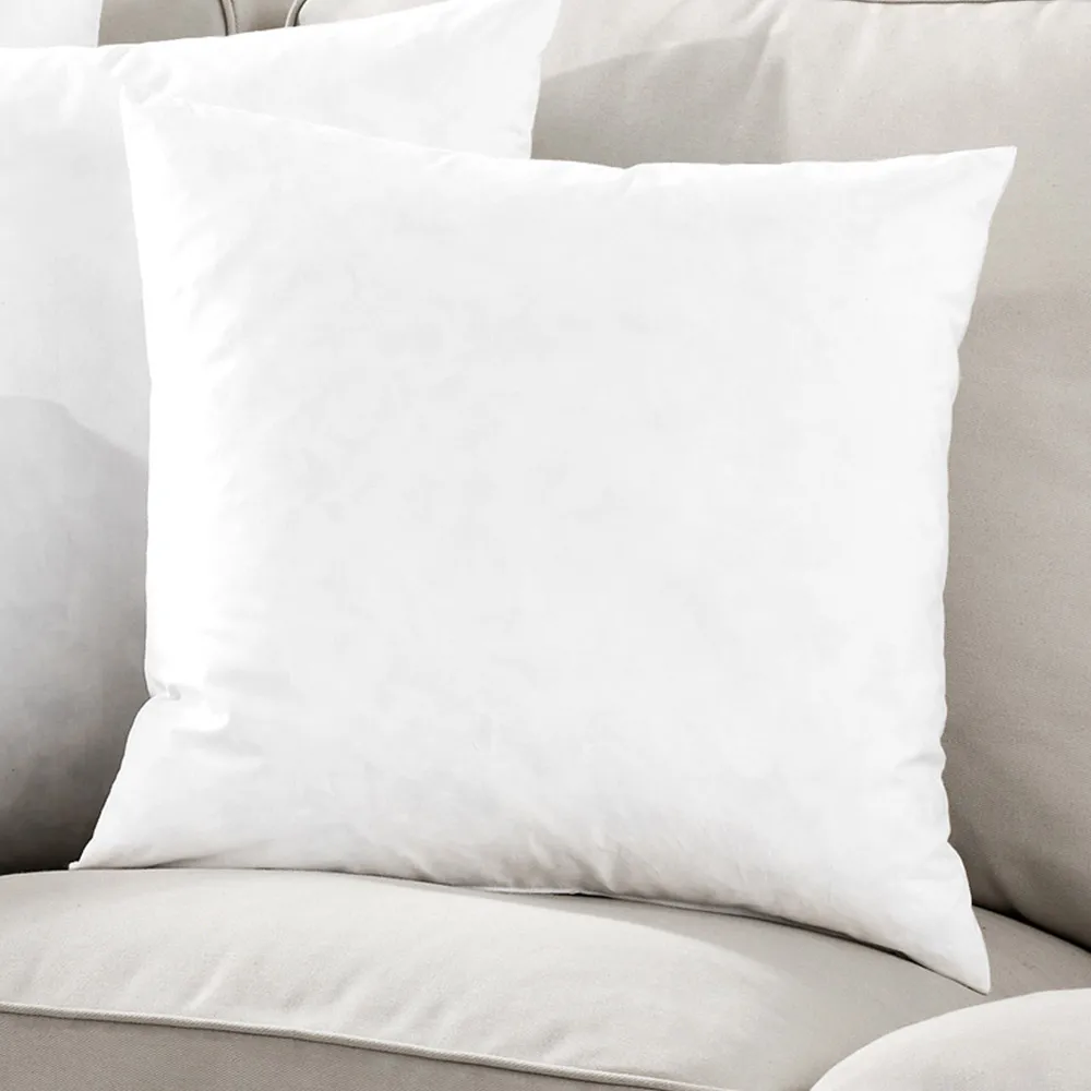 Federfüllkissen, ca. 40 x 40 cm