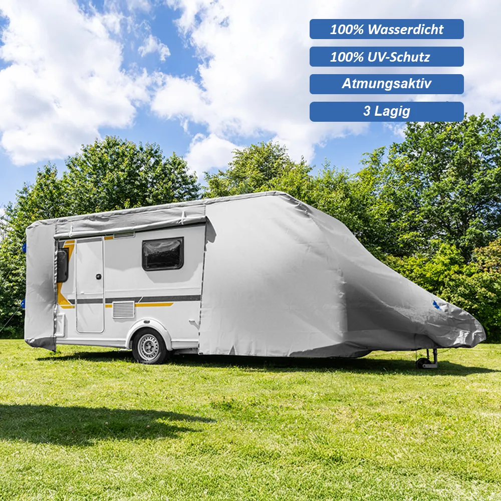 Abdeckplane für Wohnwagen L, ca. 610 x 250 x 220 cm