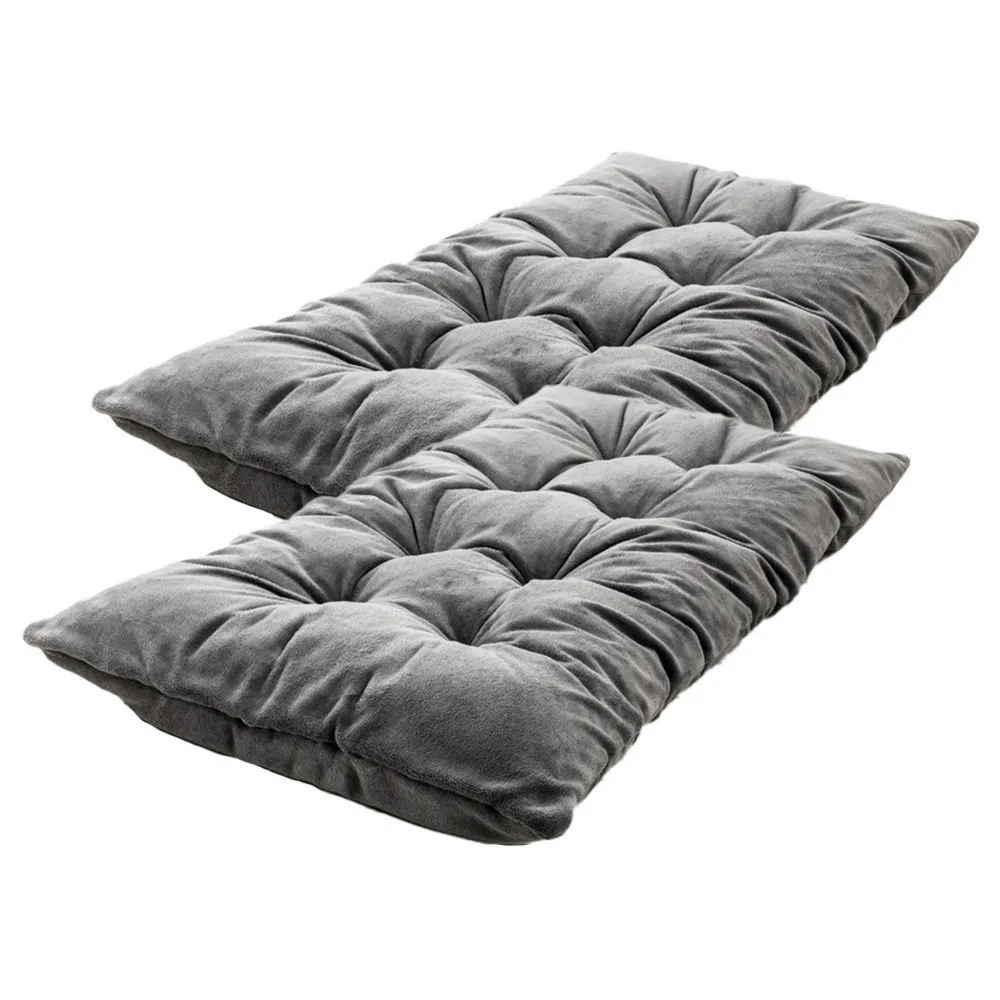 Chillkissen 2er Pack, ca. 70 x 120 cm, Stahlgrau