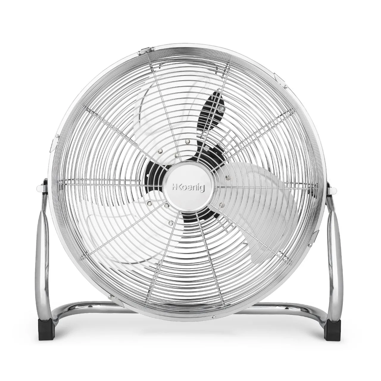 Bodenventilator 40cm Durchmesser JOE30, Silber